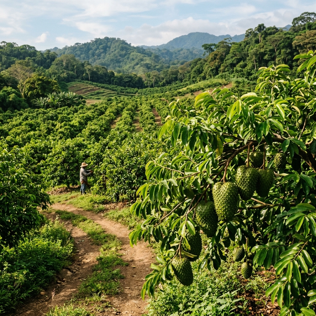Plantación de guanábana